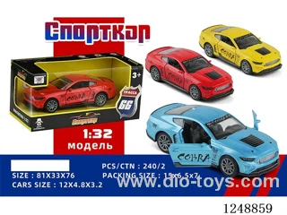 1:32 pull back alloy car (Russian)