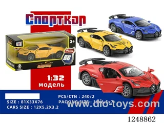1:32 pull back alloy car (Russian)