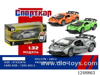1:32 pull back alloy car (Russian)