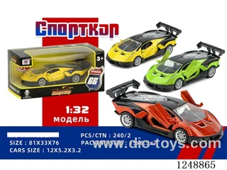 1:32 pull back alloy car (Russian)
