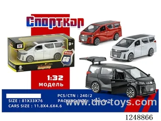 1:32 pull back alloy car (Russian)