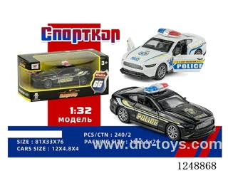 1:32 pull back alloy car (Russian)