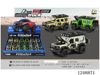 1:32 pull back alloy car 12PCS