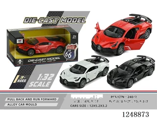 1:32 pull back alloy car