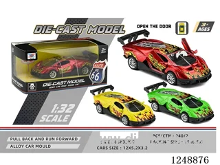 1:32 pull back alloy car