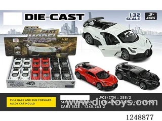 1:32 pull back alloy car 12PCS