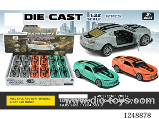 1:32 pull back alloy car 12PCS