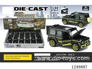 1:32 pull back alloy car 12PCS