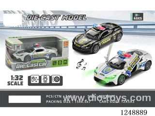1:32 pull back alloy car W L/M included battery