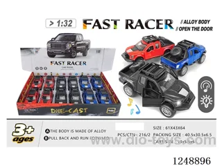 1:32 pull back alloy car W L/M 12PCS