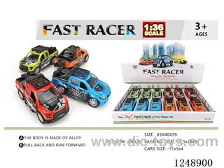 1:43 pull back alloy car 12PCS