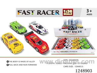 pull back alloy car 12PCS