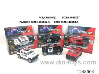 1:43 pull back alloy car