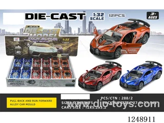 1:32 pull back alloy car 12PCS