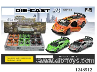 1:32 pull back alloy car 12PCS