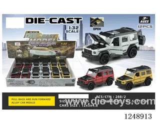 1:32 pull back alloy car 12PCS