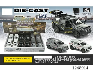 1:32 pull back alloy car 12PCS