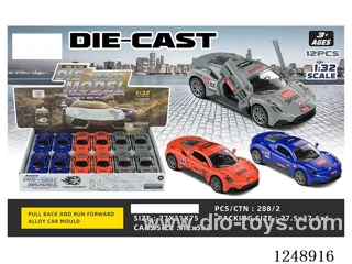 1:32 pull back alloy car 12PCS