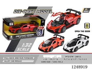 1:32 pull back alloy car