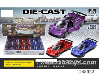 1:32 pull back alloy car 12PCS