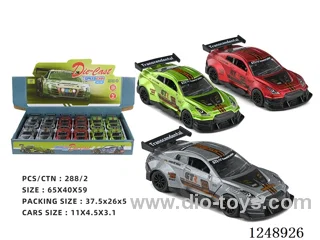 1:36 pull back alloy car 12PCS