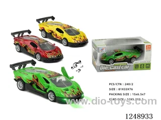 1:32 pull back alloy car W L/M included battery