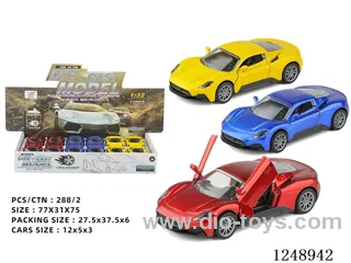 1:32 pull back alloy car 12PCS