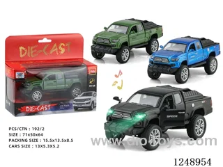 1:32 pull back alloy car W L/M included battery