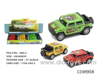 1:36 pull back alloy car 12PCS
