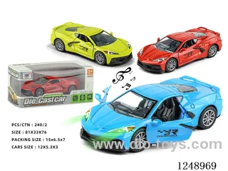 1:32 pull back alloy car W L/M included battery