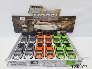1:32 pull back alloy car 12PCS