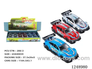 1:36 pull back alloy car 12PCS