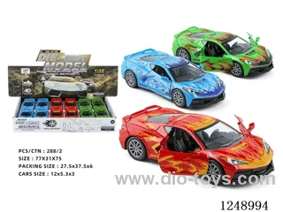 1:32 pull back alloy car 12PCS
