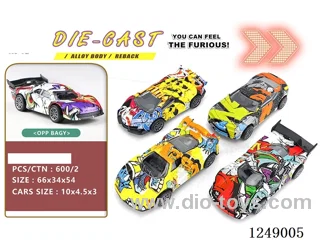 1:43 pull back alloy car