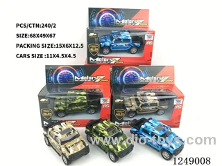 1:36 pull back alloy car