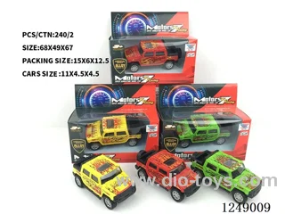 1:36 pull back alloy car