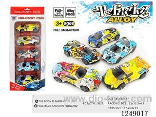 1:50 pull back alloy car 5PCS