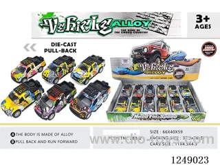 1:40 pull back alloy car 12PCS