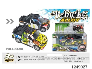 1:40 pull back alloy car