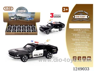 1:32 pull back alloy car W L/M included battery 12PCS
