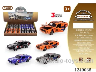 1:32 pull back alloy car 12PCS