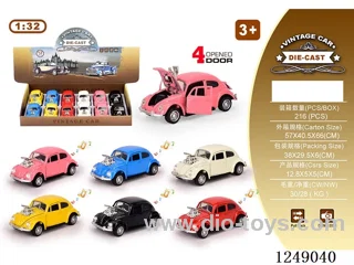 1:32 pull back alloy car 12PCS