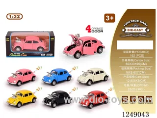 1:32 pull back alloy car W L/M included battery