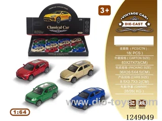 pull back alloy car 16PCS