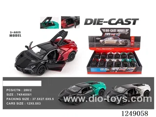 1：32 pull back alloy car 12PCS