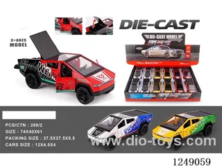 1：32 pull back alloy car 12PCS
