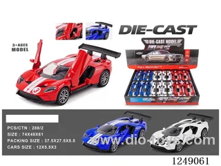 1：32 pull back alloy car 12PCS