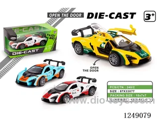 12CM pull back alloy car