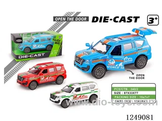 12CM pull back alloy car