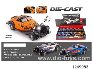 1：32 pull back alloy car W L/M 12PCS
